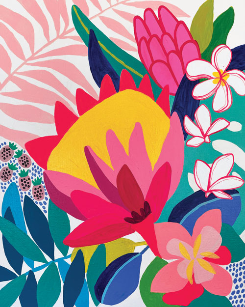 Protea Sunshine Print Art