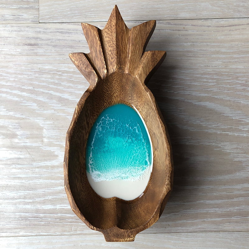 パイナップル レジン ウッドボール アクア