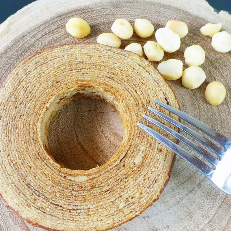 ハワイアンバウムクーヘン -マカダミアナッツフレーバー(120g)